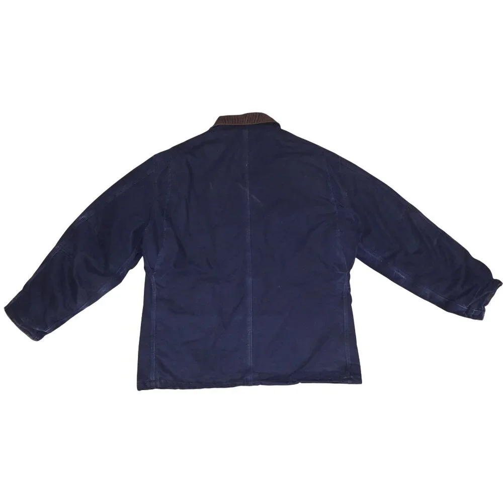 Vintage Carhartt C26 MDT Midnight Blue Jacket Mens Large Regular Union Made - Picture 7 of 10